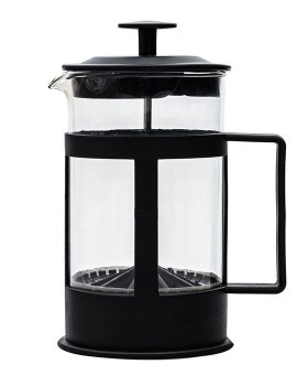 Καφετιέρα γυαλί πλαστικό 600ml με έμβολο