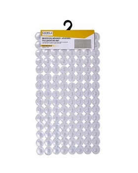 Βεντούζα μπάνιου κύκλοι διάφανο pvc Ε-2889 38*36εκ